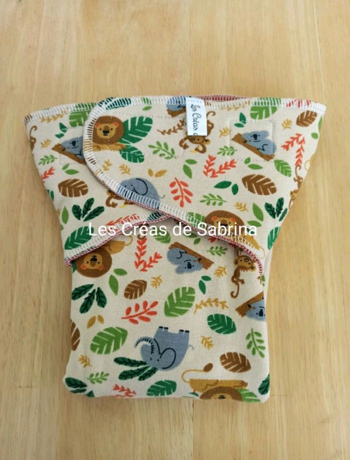 Préplate à scratchs modèle Safari, taille M 8-16kg