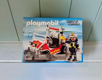 Playmobil 5398 Chef des pompiers avec voiturette