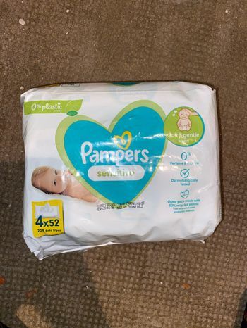 Lingettes Pampers sensitive