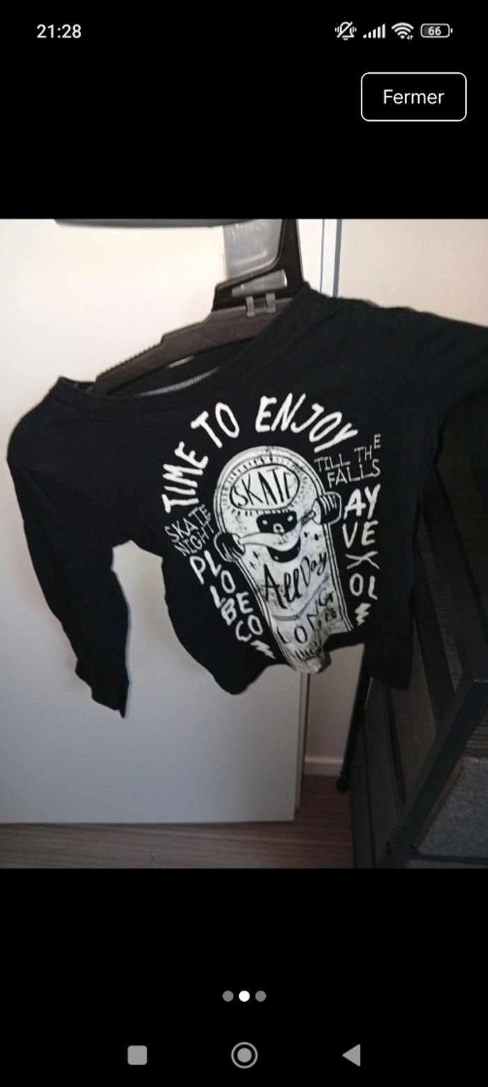 Tee shirt manche longue - photo numéro 2