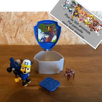 Idée cadeau 🎁 Figurine Chase héros pup du big truck pup de la Pat Patrouille Complet
