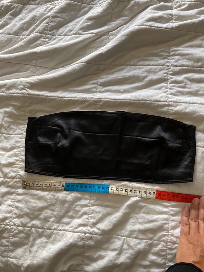 Bandeau noir satiné S