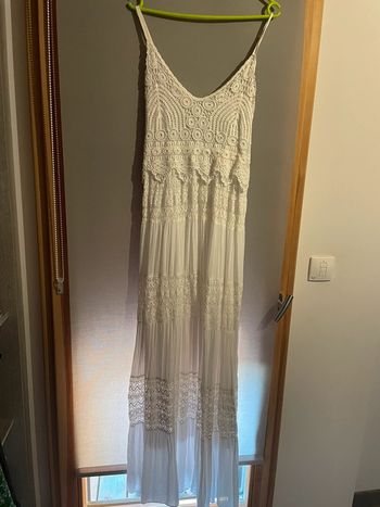 Robe longue blanche