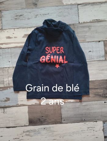 Sous pull "Grain de blé" 2ans