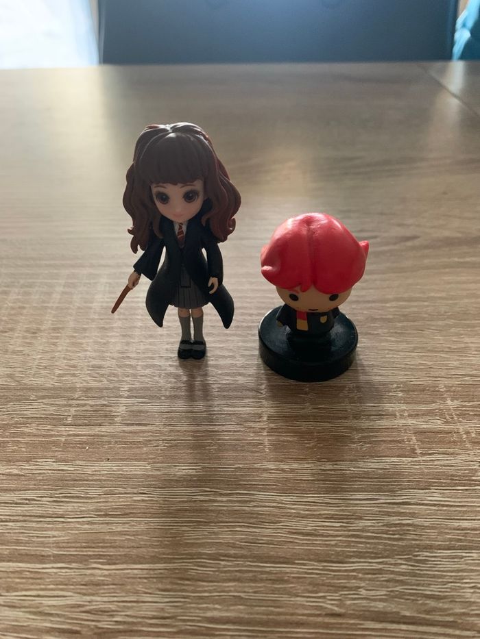 Figurines Hermione et Ron Weasley - photo numéro 2