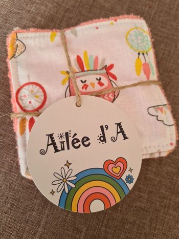 Lot de 7 lingettes lavables