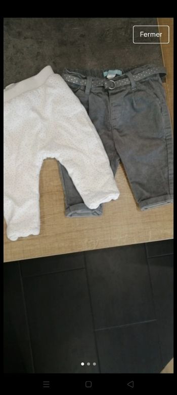 Lot de 2 pantalons
