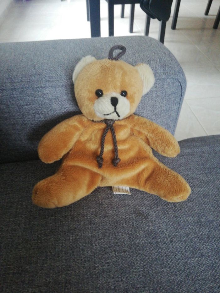 Doudou ourson marron