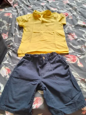 Short et polo kiabi