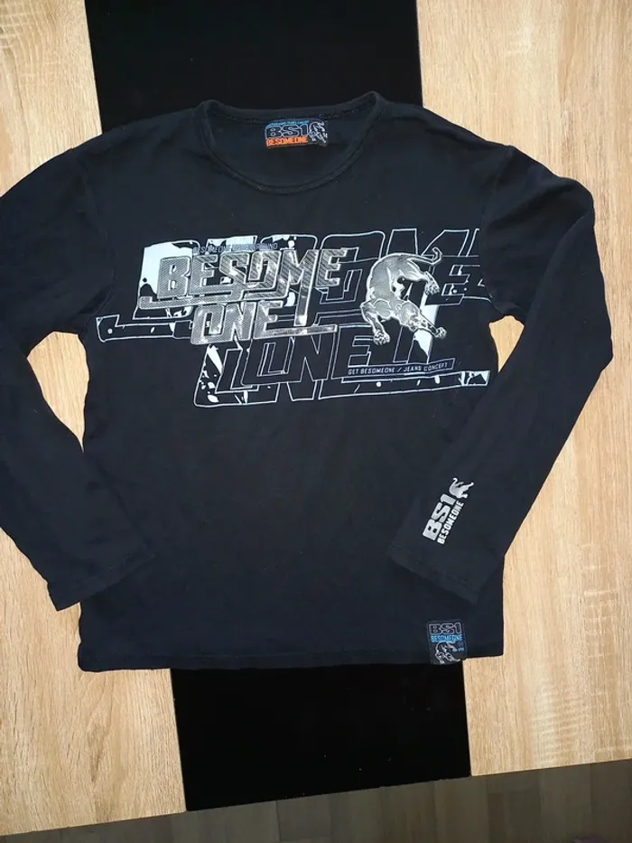 Tee-shirt noir garçon 14 ans - photo numéro 2