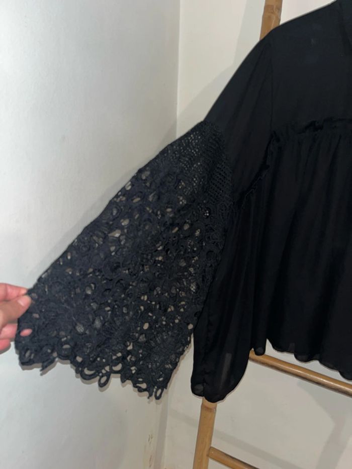 Blouse large noire  Flam mode - photo numéro 3
