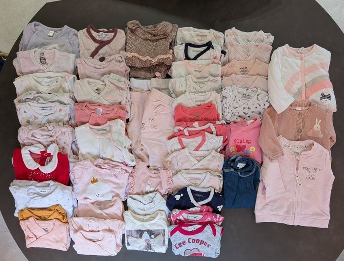 Lot vêtements fille naissance/1 mois - photo numéro 1