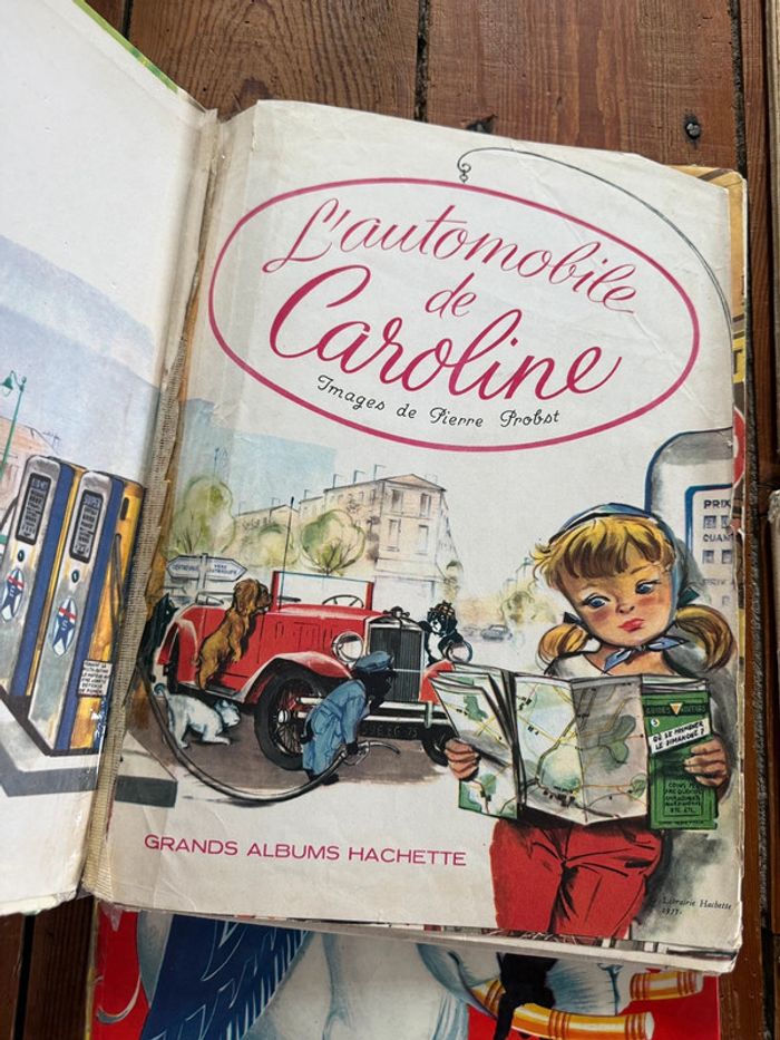 État moyen - 4 Livres Caroline années 50/60 Lot Grands albums Hachette Pierre Probst - photo numéro 10
