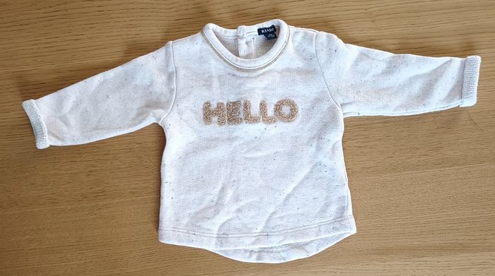 LOT : 1 pantalon + 3 gilets + 1 pull = 5 vêtements 6 mois 63-69 cm fille - photo numéro 10
