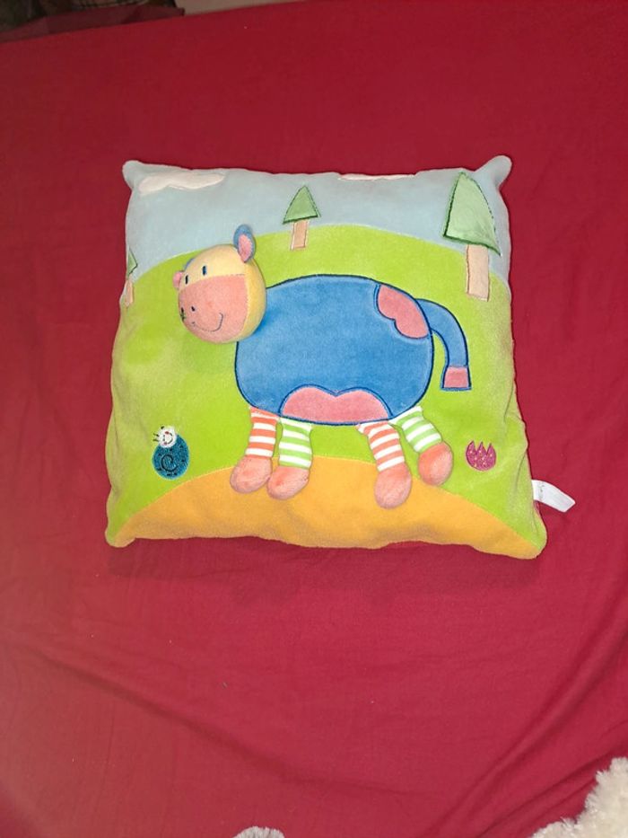Coussin enfant vache