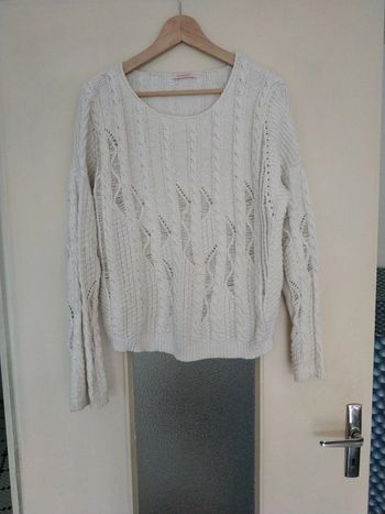 Pull beige Camaïeu