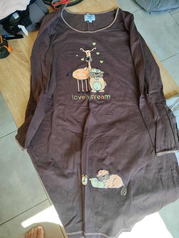 3 long tee shirts de nuit - photo numéro 8