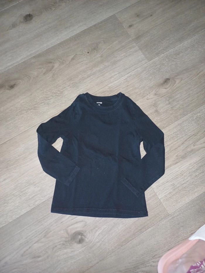 T shirt noir unis