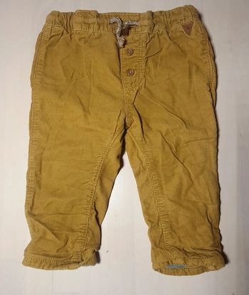Pantalon velours 9/12 mois