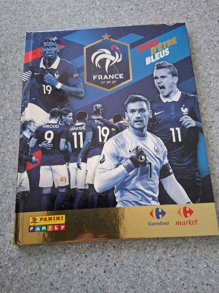 Fiers d être bleus  " album panini "