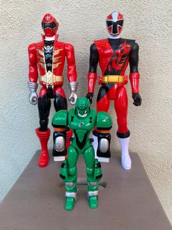 Lot de 3 Power Rangers