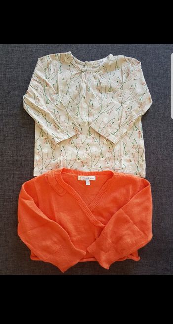 Ensemble 3 pièces fille 12 mois