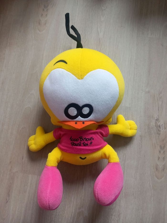 Peluche Le Piaf avec T-shirt message