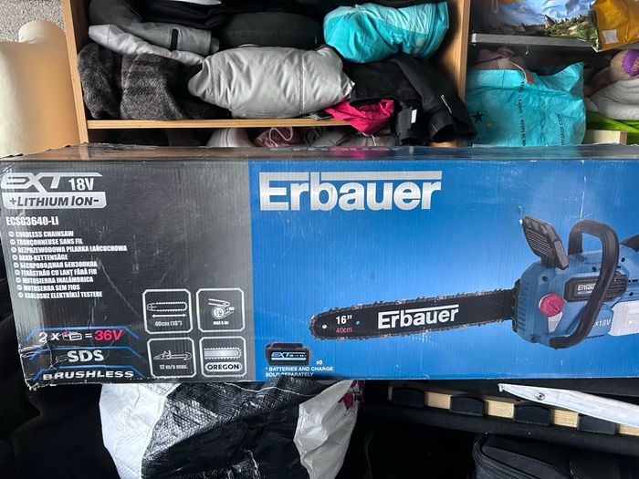 Tronçonneuse sans fil - Erbauer - photo numéro 4