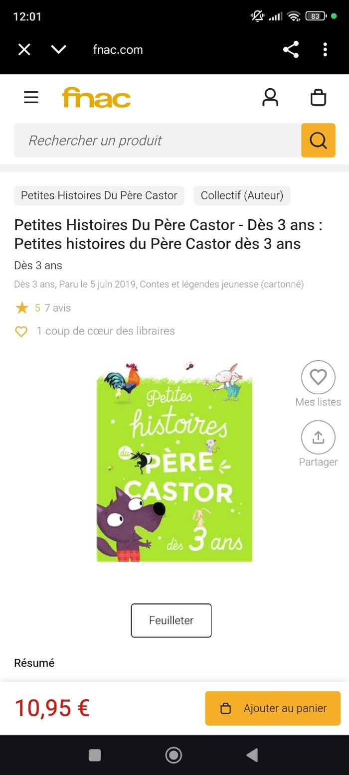Livre les petites histoires du père castor dès 3 ans - photo numéro 5