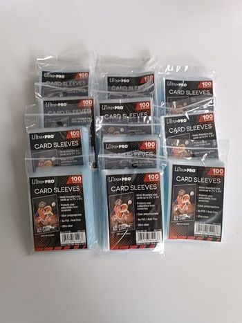 Lot de 11 Paquets de 100 sleeves ultra pro pokémon