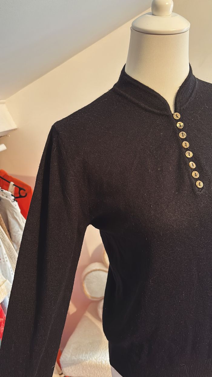 Pull d'hiver noir Boutique Indépendante T44 - photo numéro 2
