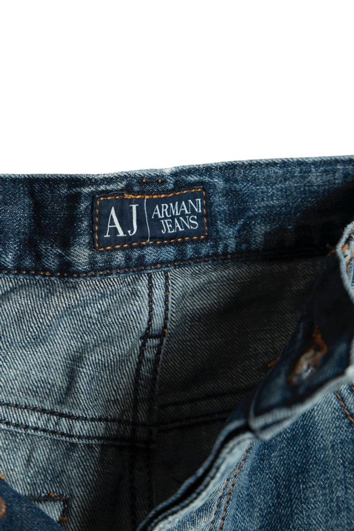 Jean bleu coupe droite Armani Jeans – Taille 40 - photo numéro 10