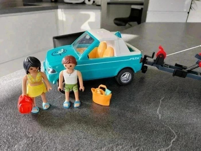 20 € 🚤 Playmobil 6864 – Voiture avec Bateau 🚤 - photo numéro 3