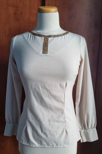 Blouse crème taille S