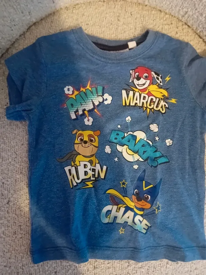 Lot t shirt courte 4 ans - photo numéro 7