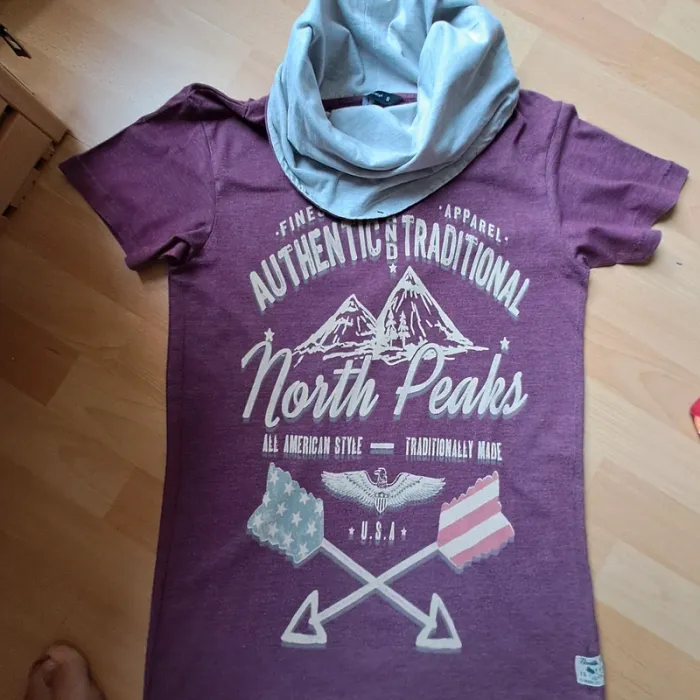 Tee-shirt col ample tailleS #cedarwoodstate - photo numéro 7