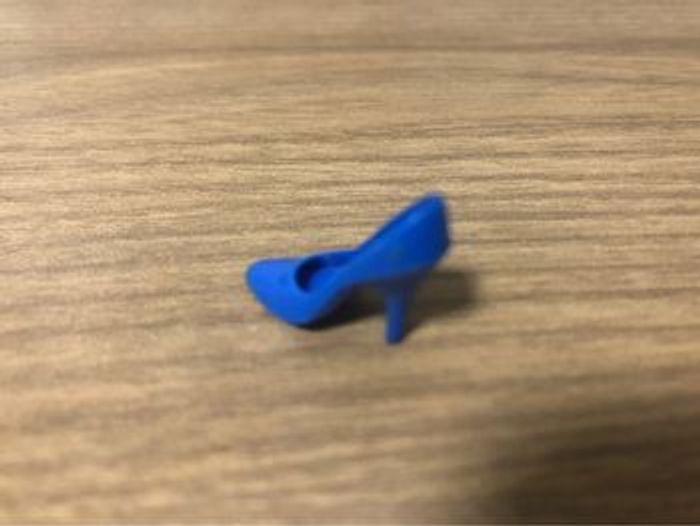 Lot 4 chaussures barbie jaune bleu mattel - photo numéro 7