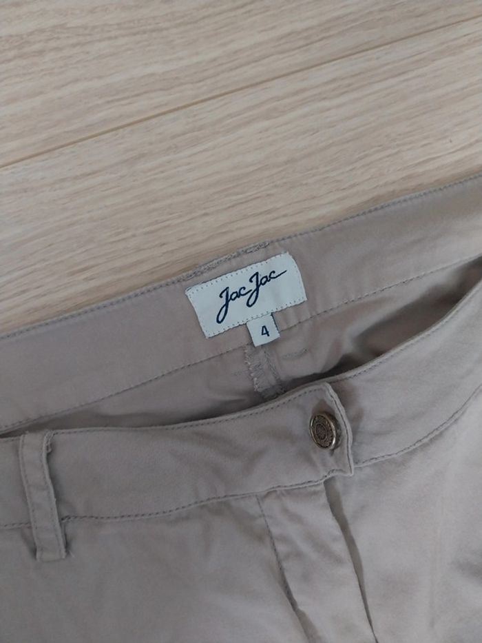 Pantacourt femme beige - photo numéro 2