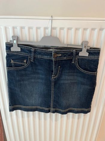 Mini-jupe jeans