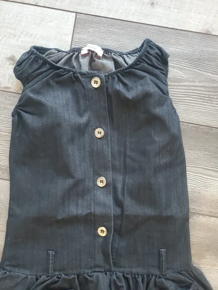 Robe en jean noir - Gémo - 10 ans - photo numéro 2