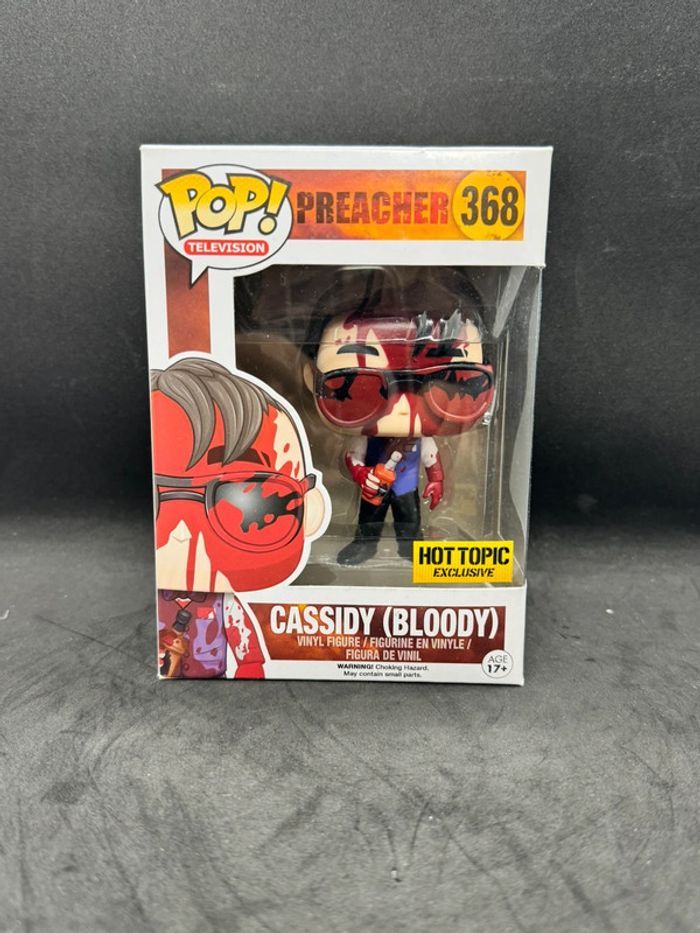 Funko pop preacher Cassidy bloody 368 Hot Topic - photo numéro 2