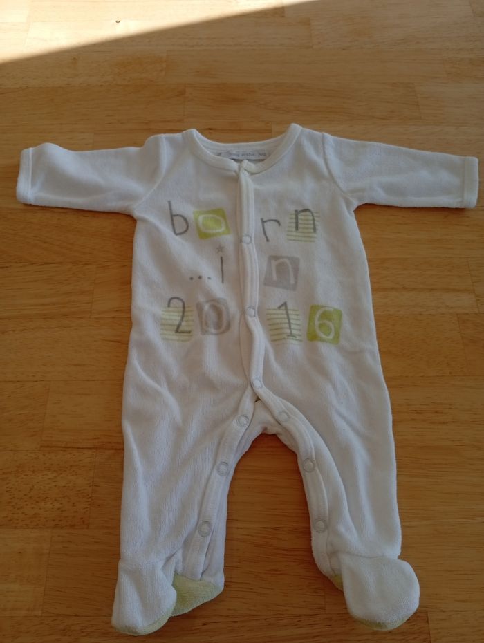 Lot de Pyjamas Manches Longues Hiver Mixte Naissance - photo numéro 2