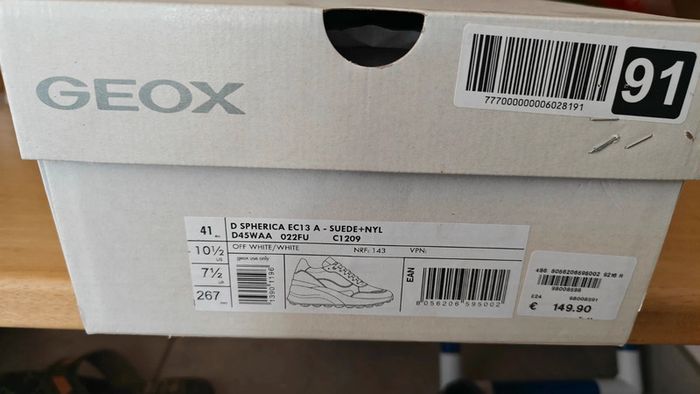 Baskets Geox compensées neuves - photo numéro 4