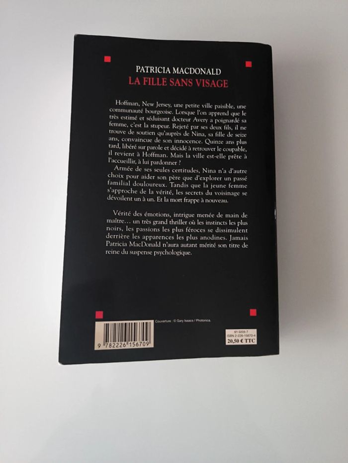 La fille sans visage de Patricia MacDonald - photo numéro 4