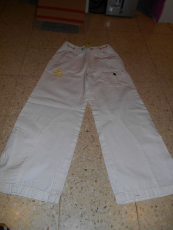 pantalon blanc