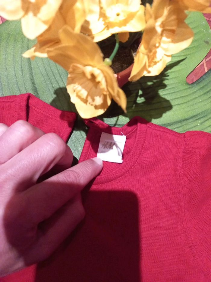 Jolie robe rouge 9 à 12 mois - photo numéro 3