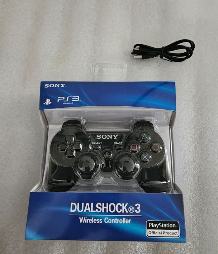 🎮 Manette PS3 + chargeur offert 🎁 "Neuve et Scellée 🔒"