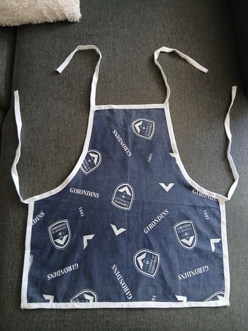 tablier de cuisine 3-6ans girondins de bordeaux