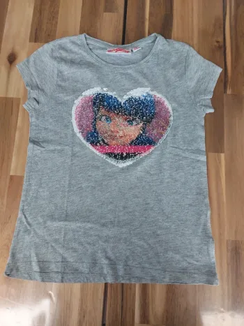 T-shirt Miraculous avec sequins réversibles