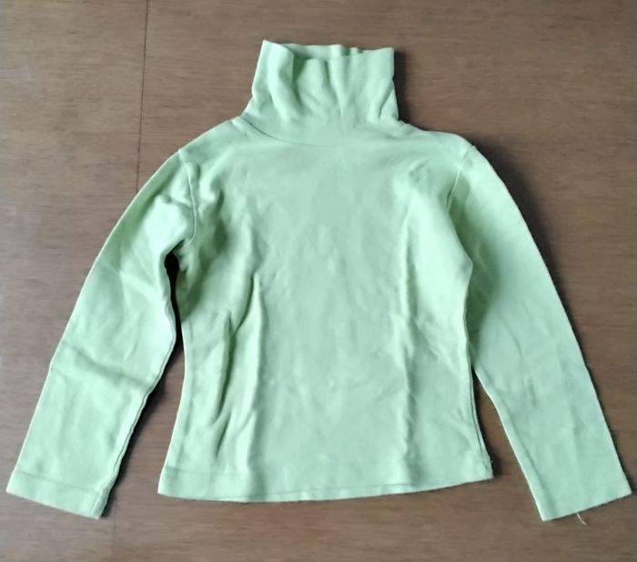 Sous pull ,vert clair ,VTM , 4 ans , 104 cm